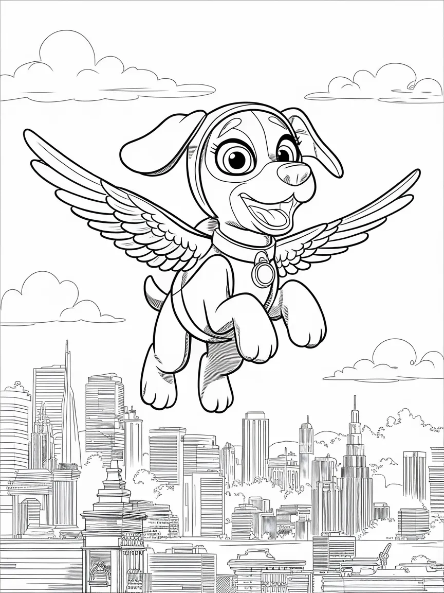 Paw patrol coloring pages - 1202 | ColoringPagesDesign