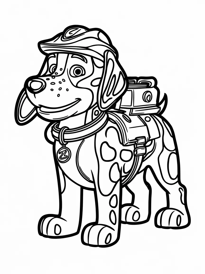 Paw patrol coloring pages - 1205 | ColoringPagesDesign