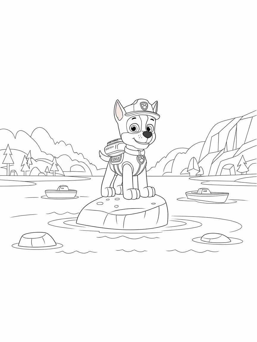 Paw patrol coloring pages - 2197 | ColoringPagesDesign