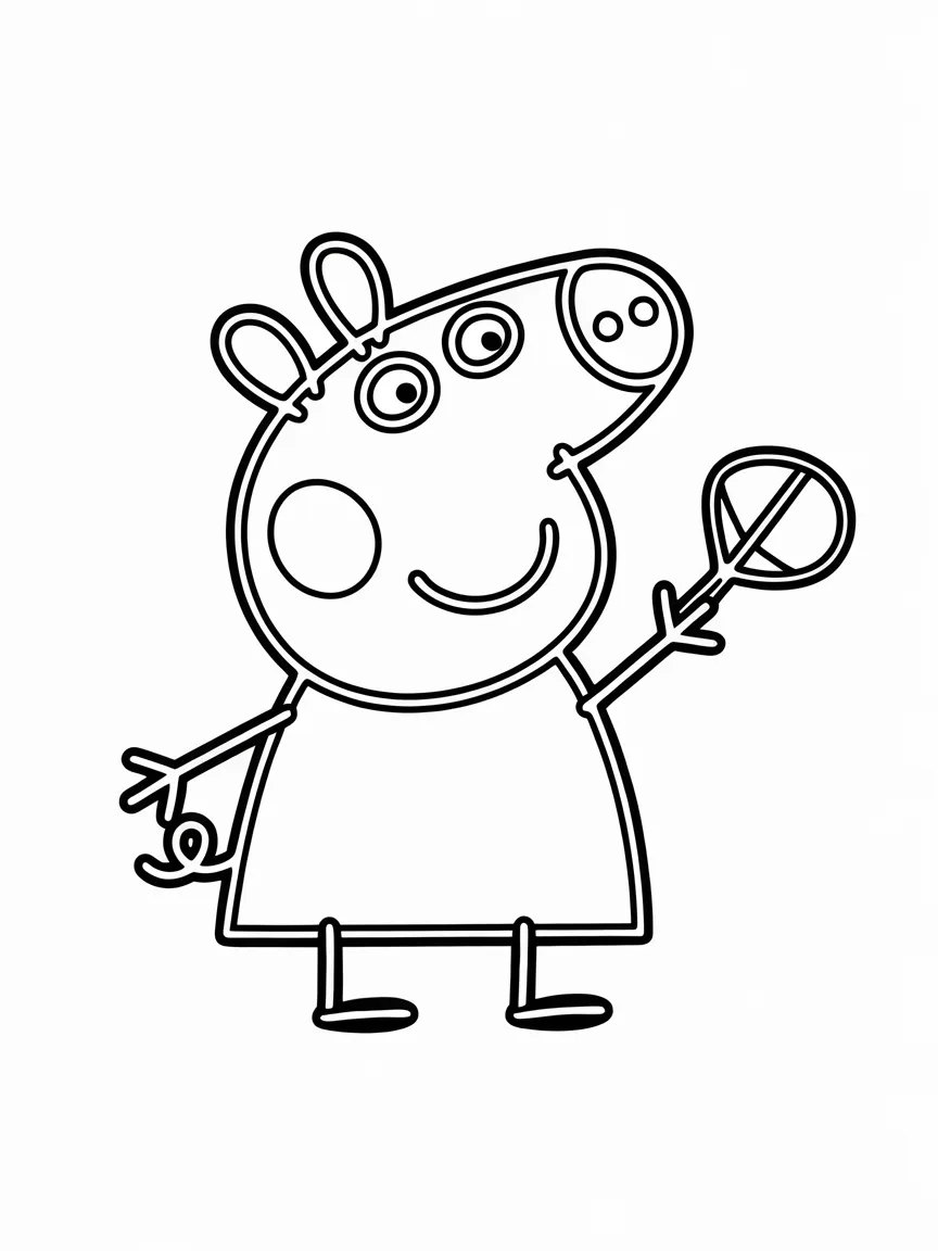 Peppa pig coloring pages - 2250 | ColoringPagesDesign