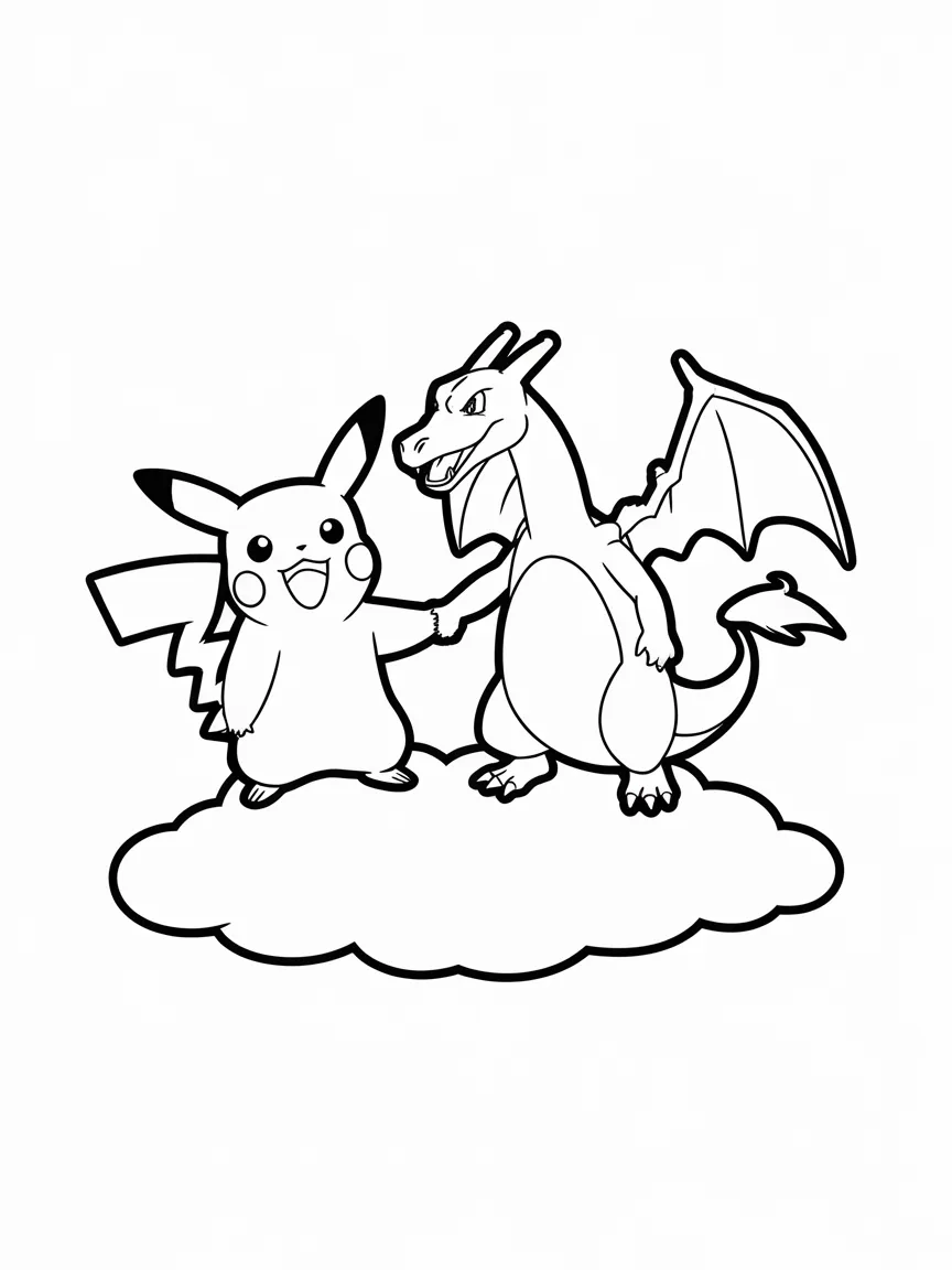 Charizard coloring pages - 2094 | ColoringPagesDesign