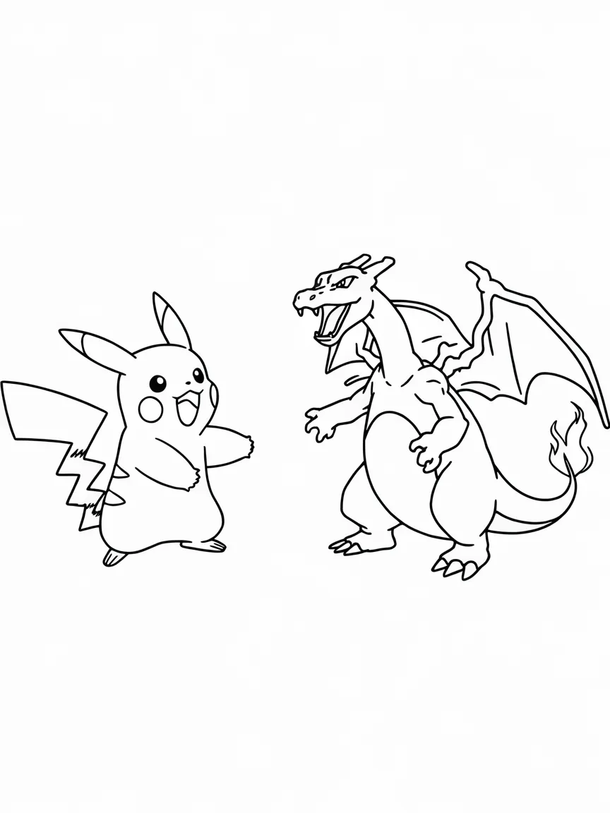 Charizard coloring pages - 2096 | ColoringPagesDesign