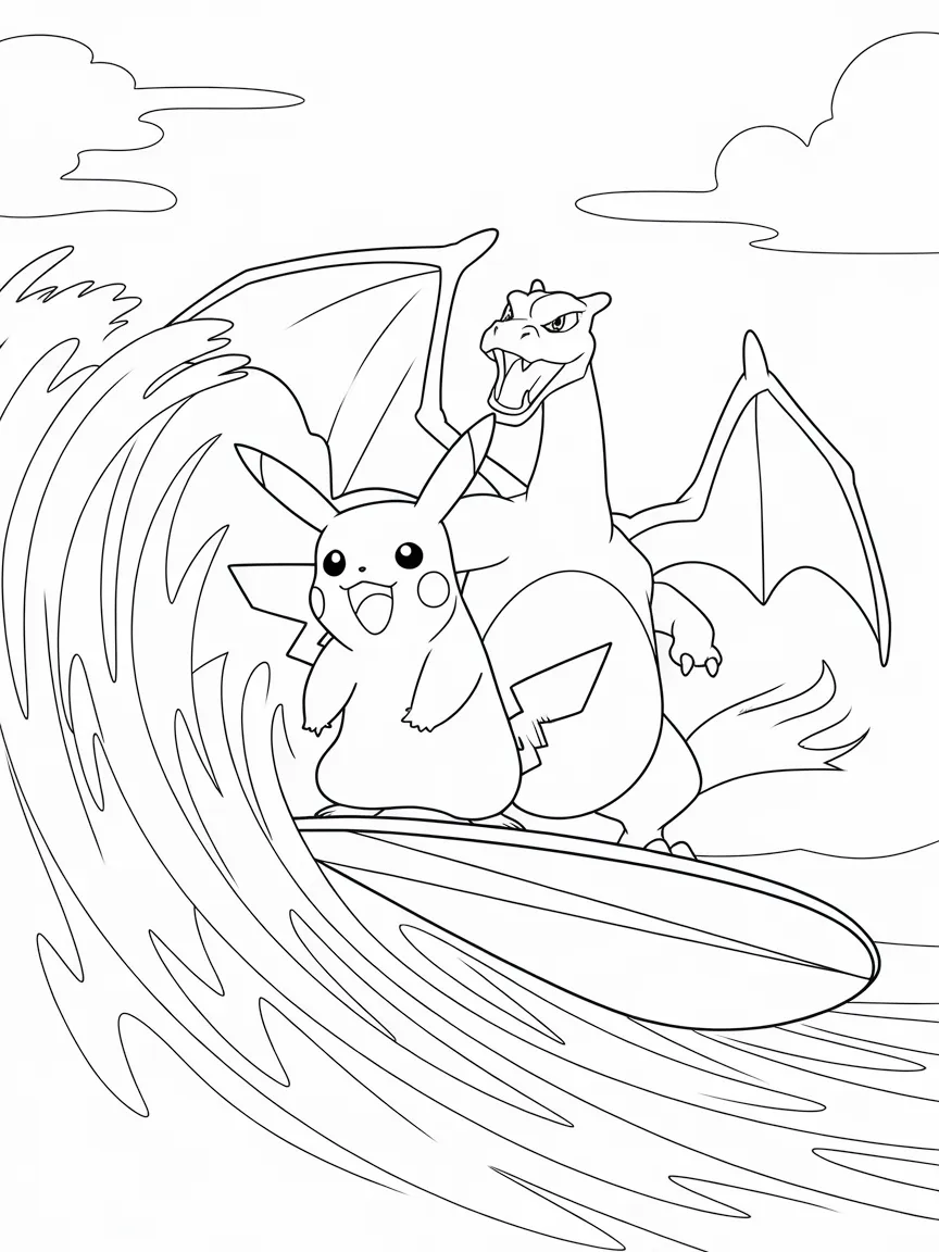 Charizard coloring pages - 2098 | ColoringPagesDesign