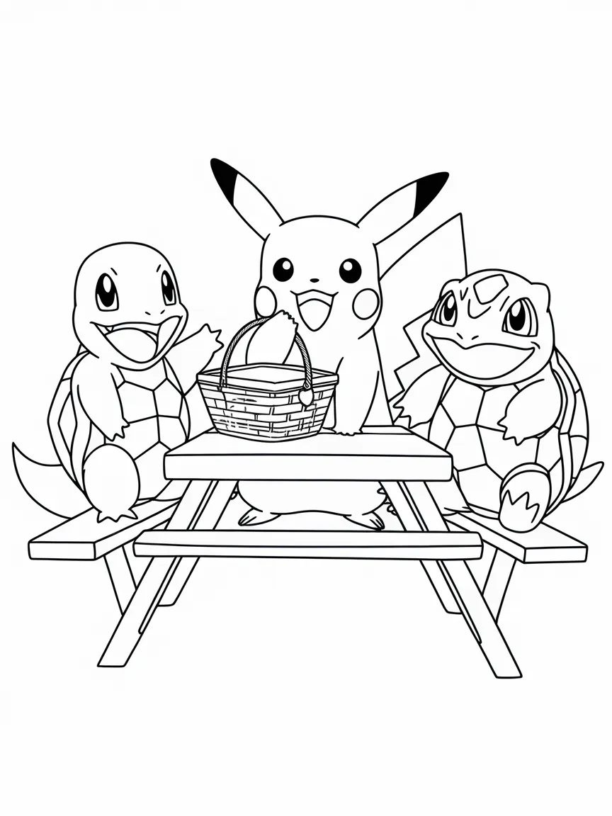 Squirtle coloring pages - 2136 | ColoringPagesDesign