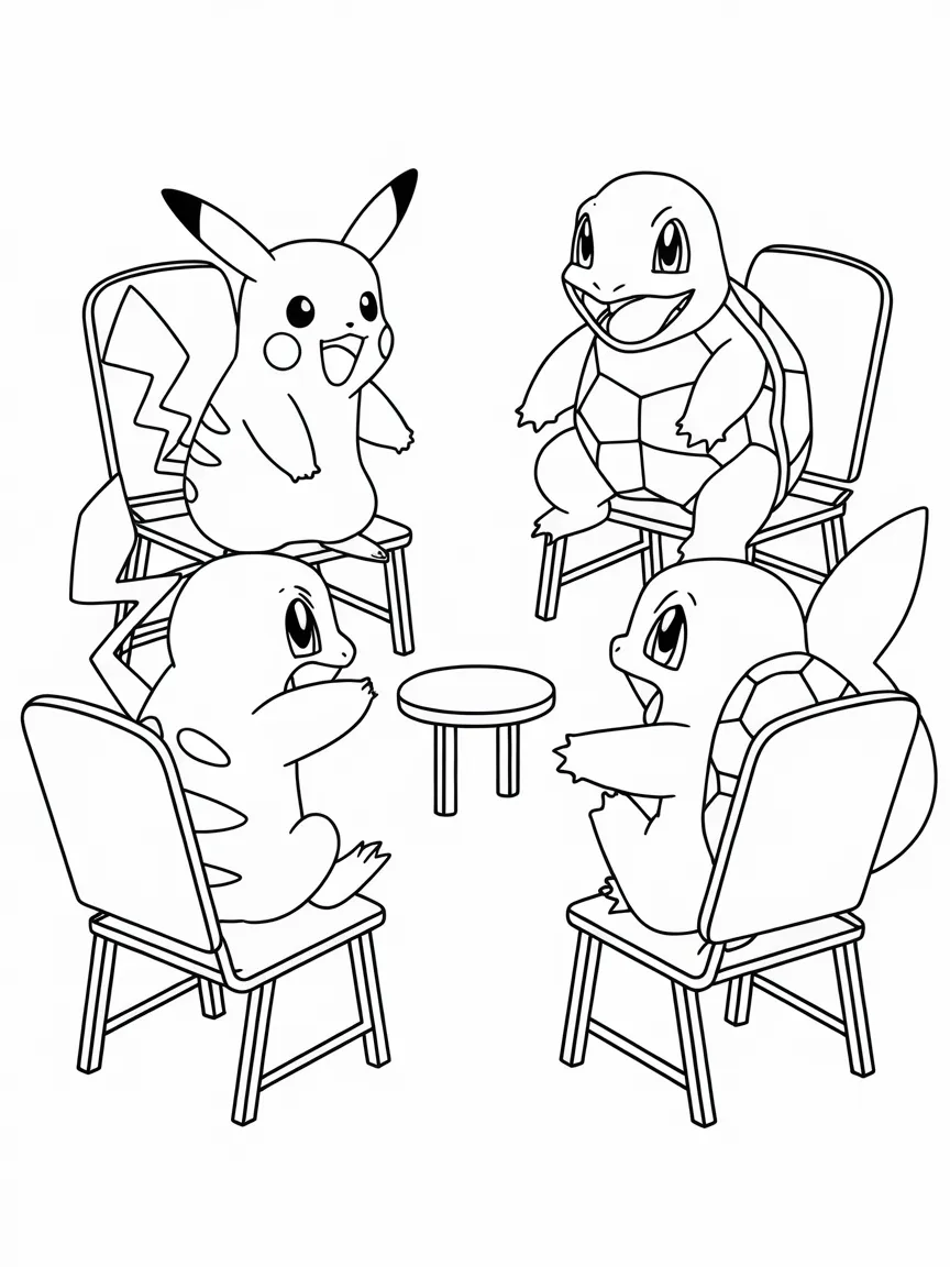 Squirtle coloring pages - 2137 | ColoringPagesDesign