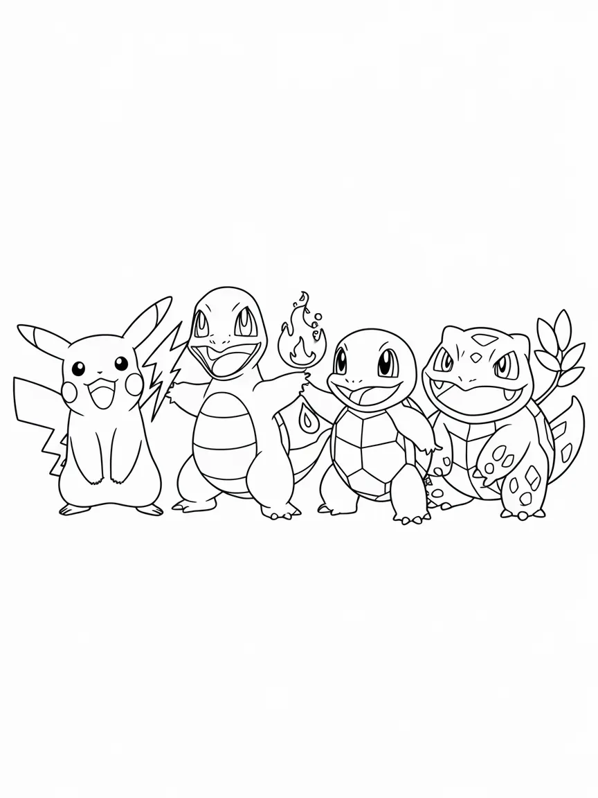 Squirtle coloring pages - 2142 | ColoringPagesDesign