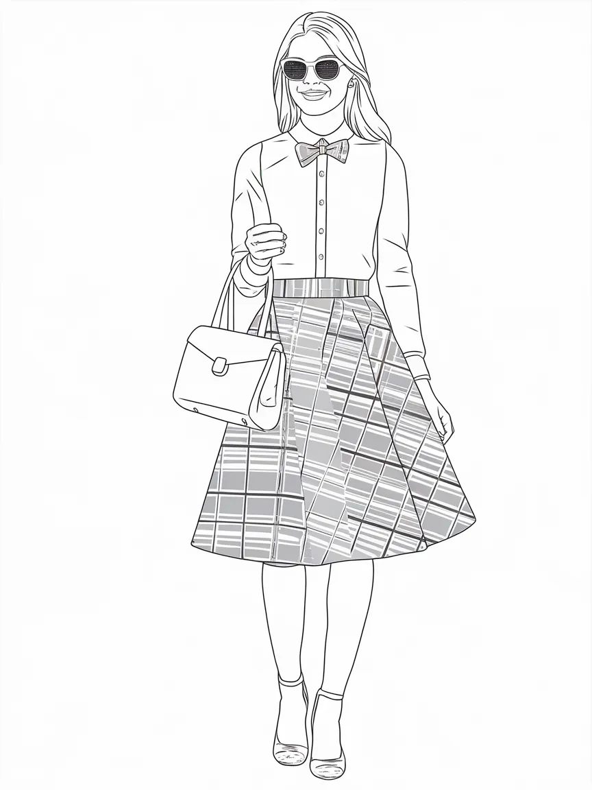 Preppy coloring pages - 695 | ColoringPagesDesign