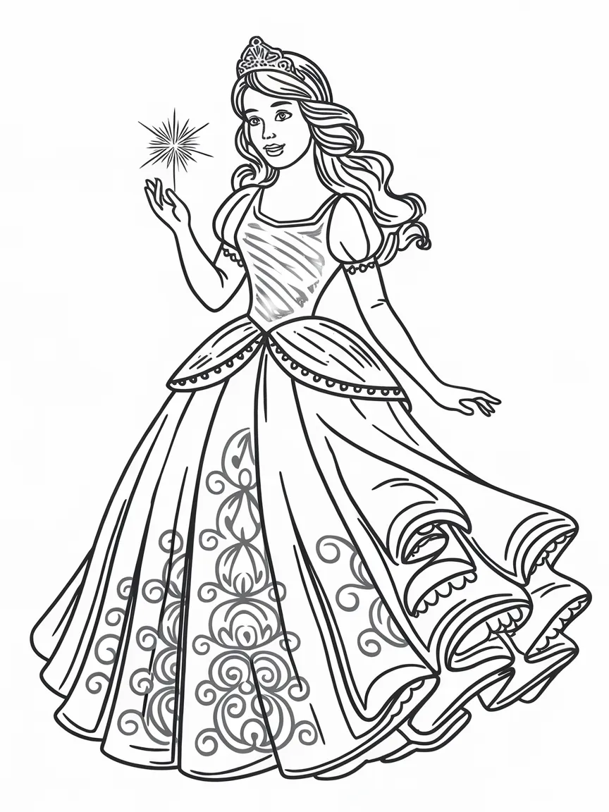 Pt categorias - Princesa | ColoringPagesDesign