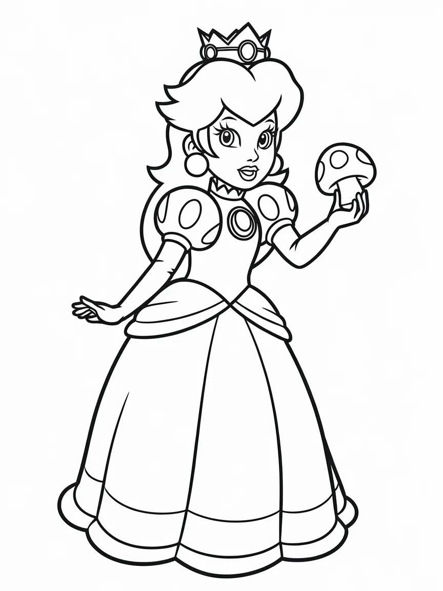 Mario coloring pages - 2345 | ColoringPagesDesign