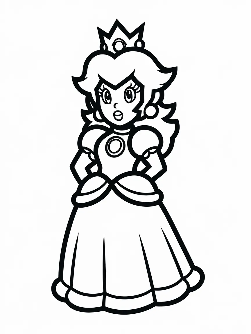 Mario coloring pages - 2346 | ColoringPagesDesign