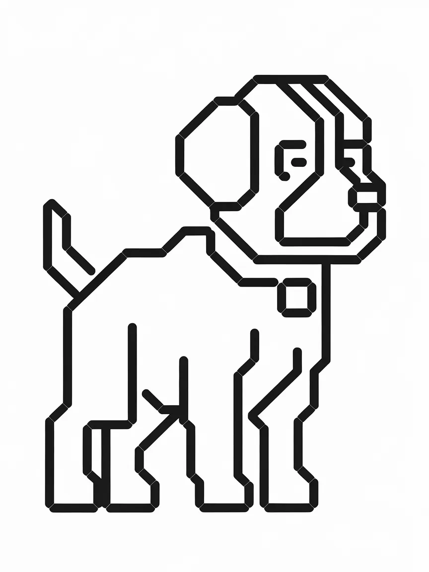 Puppy coloring pages - 558 | ColoringPagesDesign