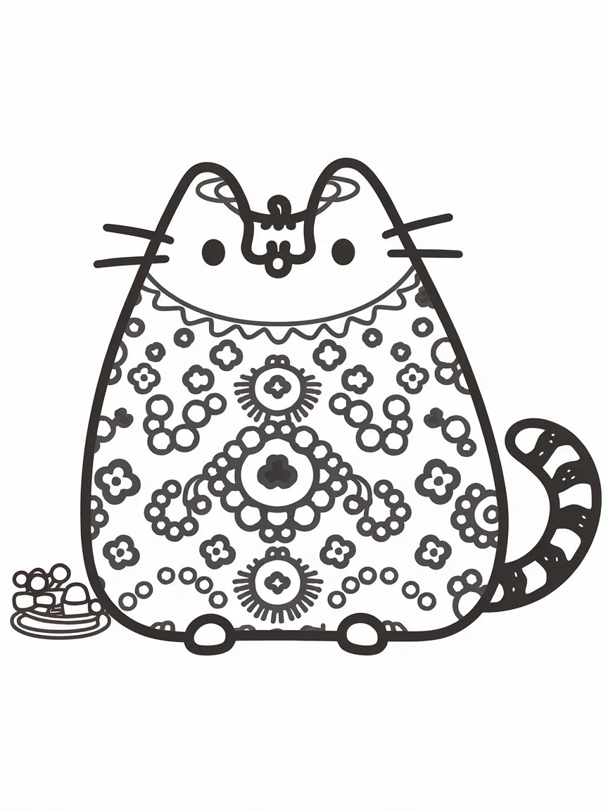 Pusheen coloring pages - 1024 | ColoringPagesDesign