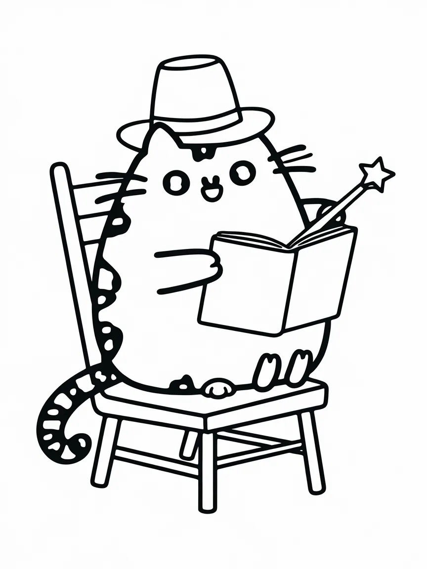 Pusheen coloring pages - 2403 | ColoringPagesDesign