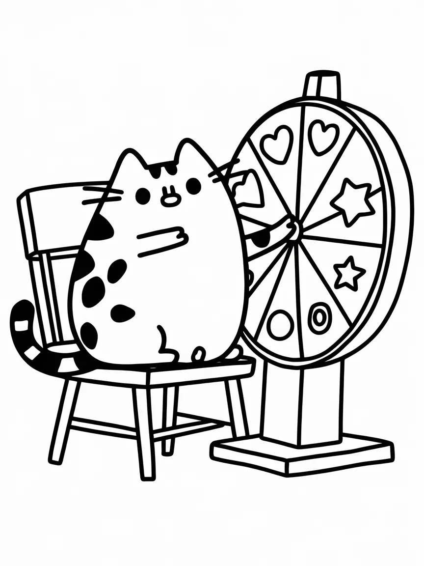 Pusheen coloring pages - 2409 | ColoringPagesDesign