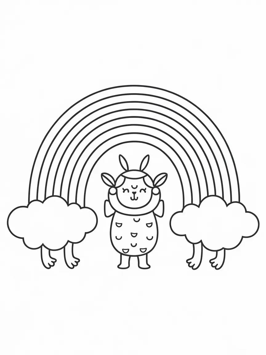 Rainbow friends coloring pages - 487 | ColoringPagesDesign