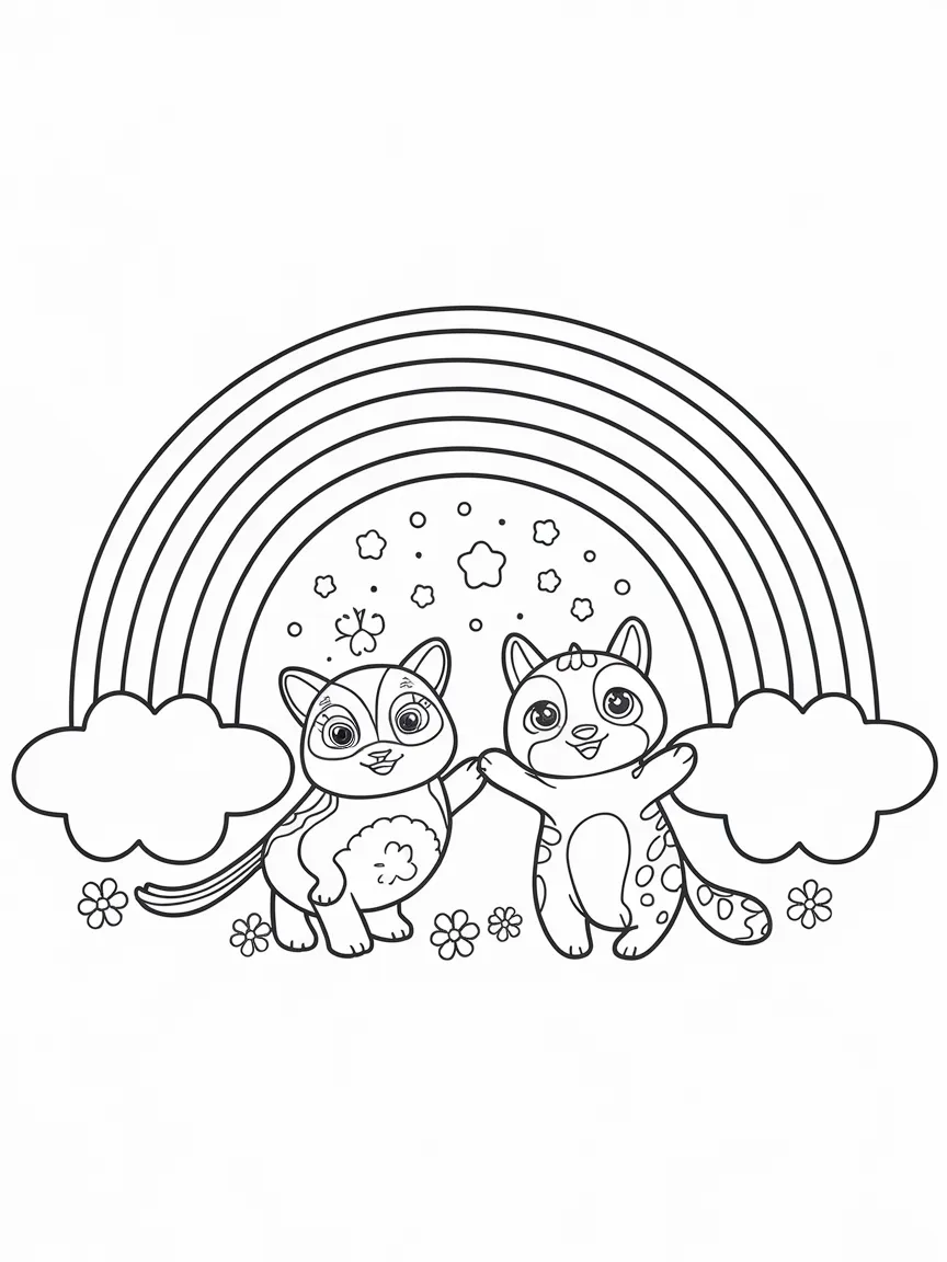 Rainbow friends coloring pages - 493 | ColoringPagesDesign