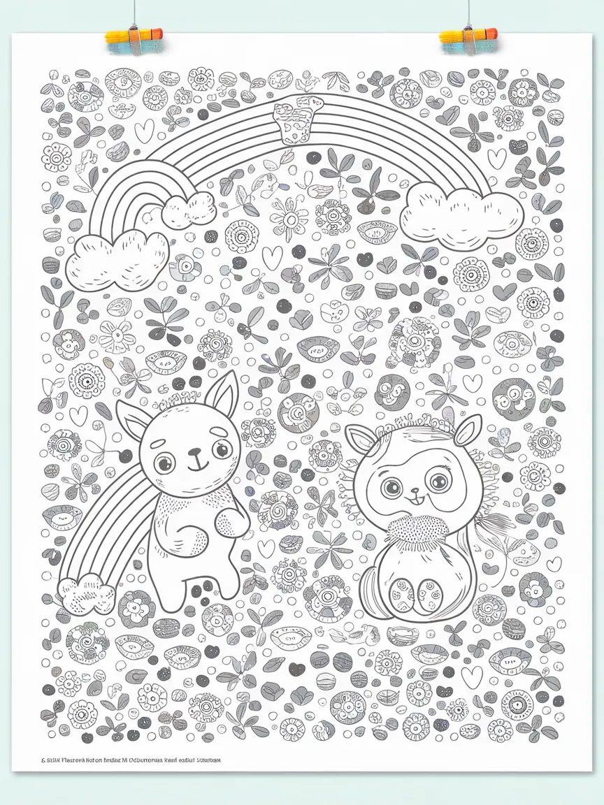 Rainbow friends coloring pages - 496 | ColoringPagesDesign