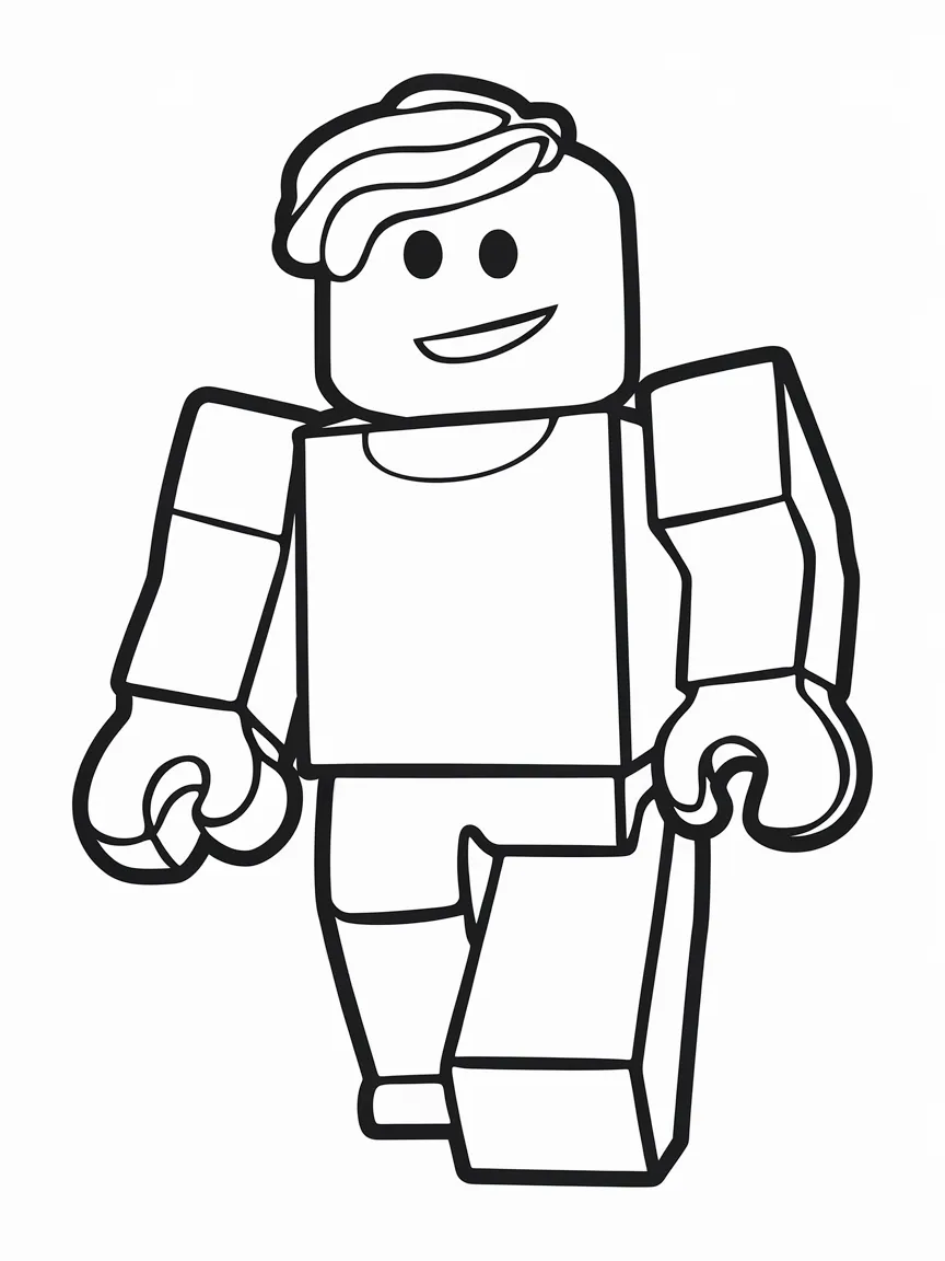 Roblox coloring pages - 454 | ColoringPagesDesign