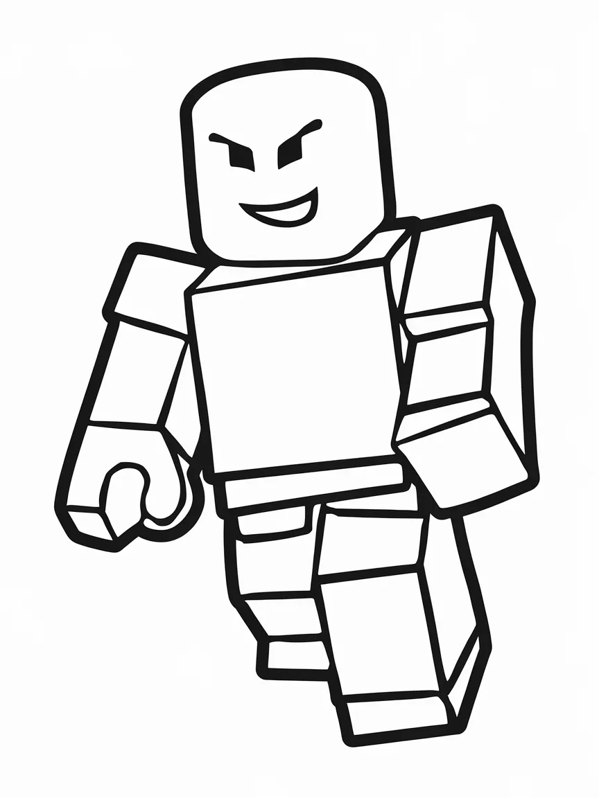 Roblox coloring pages - 455 | ColoringPagesDesign