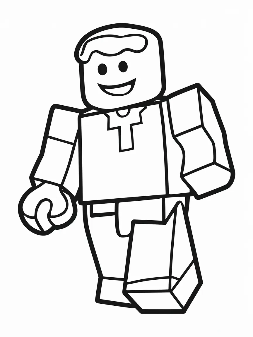 Roblox coloring pages - 456 | ColoringPagesDesign