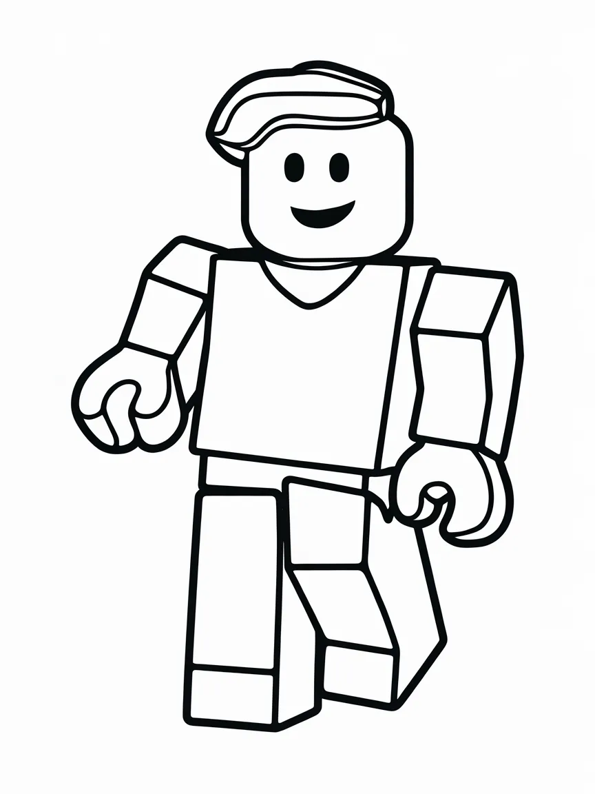 Roblox coloring pages - 457 | ColoringPagesDesign