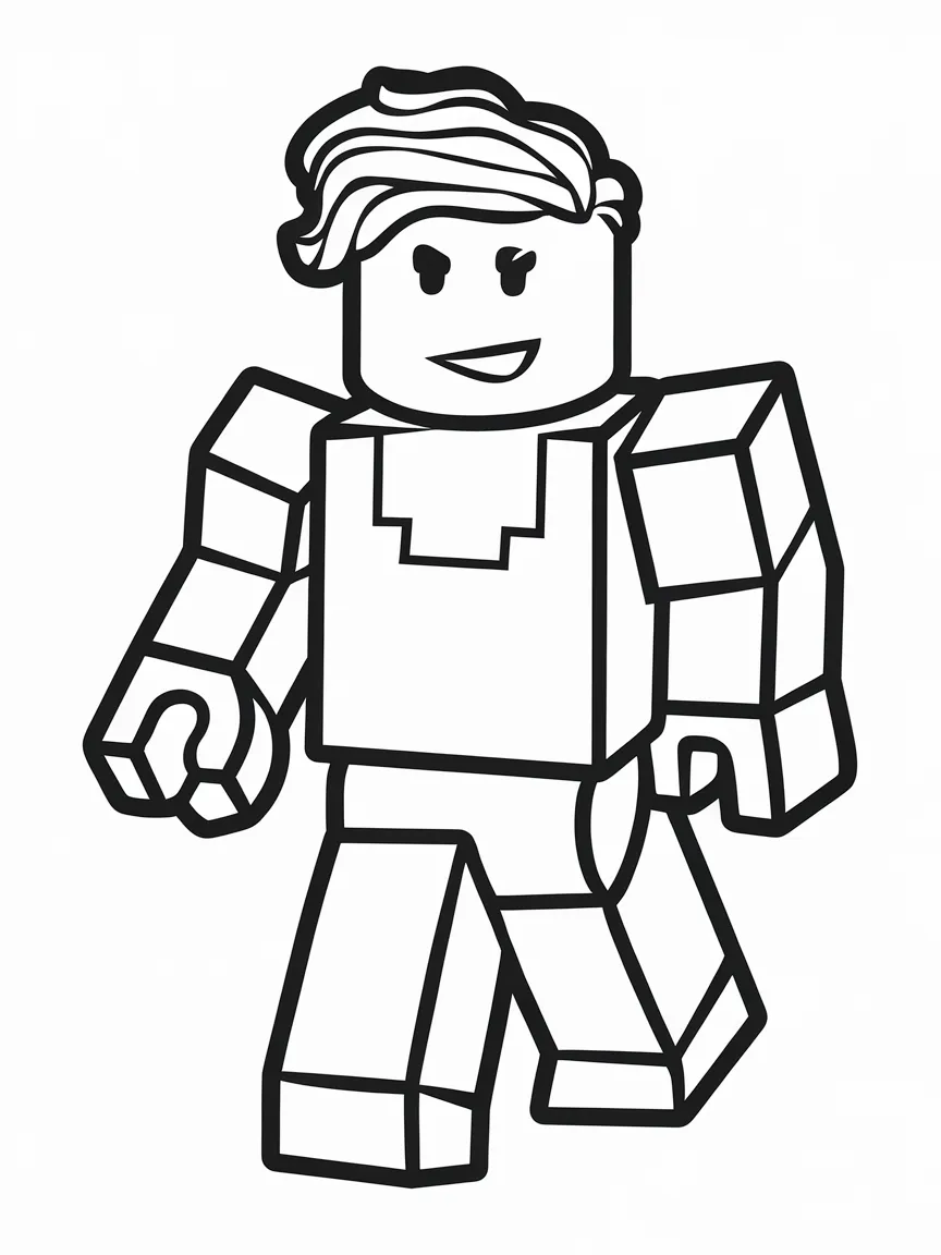 Roblox coloring pages - 459 | ColoringPagesDesign