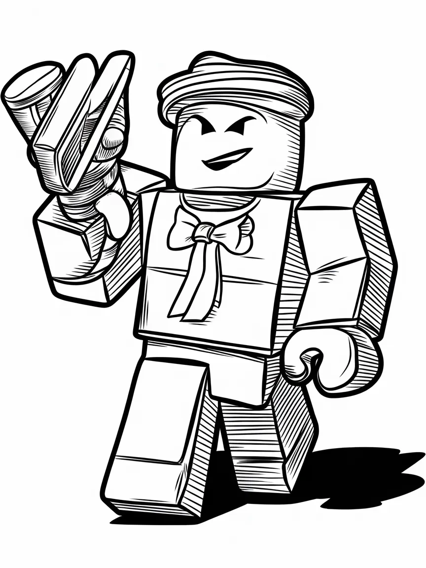 Roblox coloring pages - 461 | ColoringPagesDesign