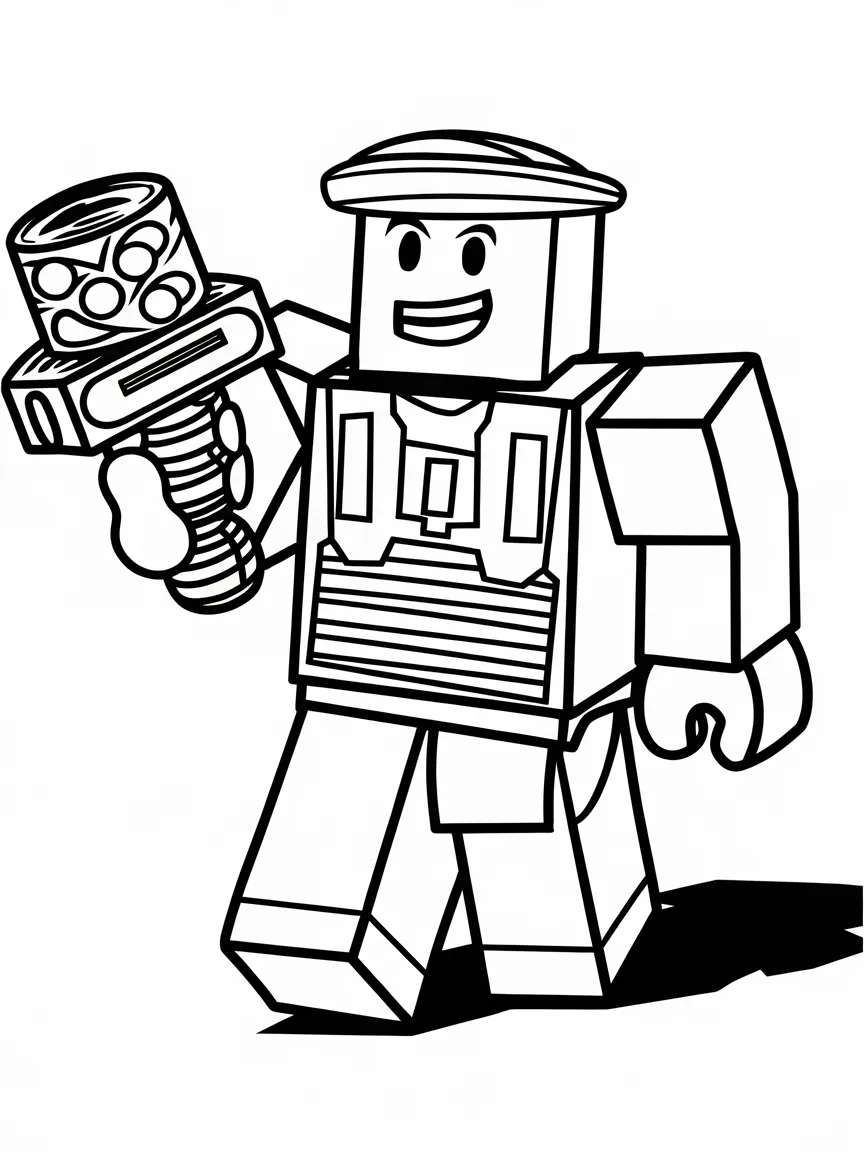 Roblox coloring pages - 462 | ColoringPagesDesign