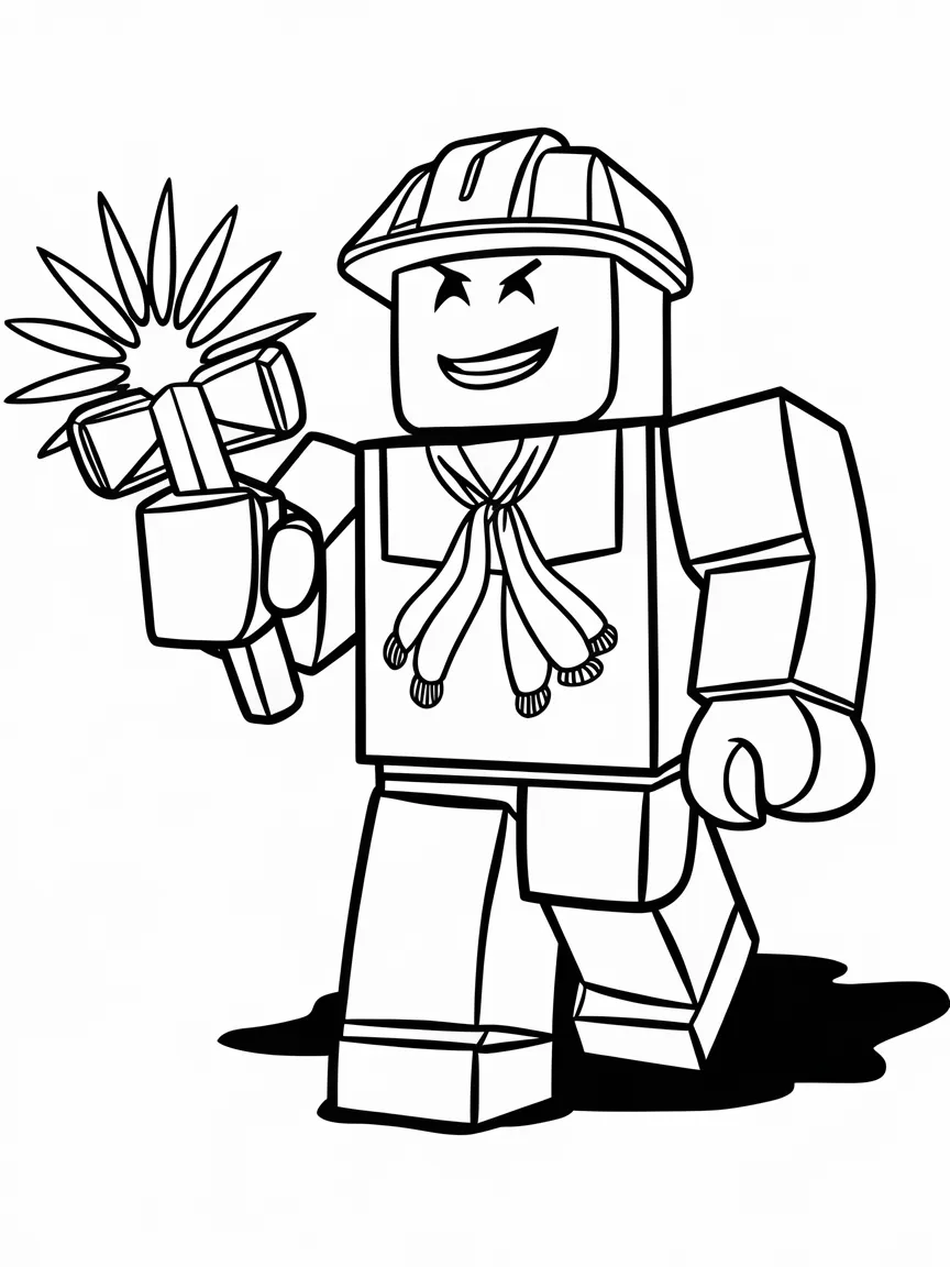 Roblox coloring pages - 463 | ColoringPagesDesign