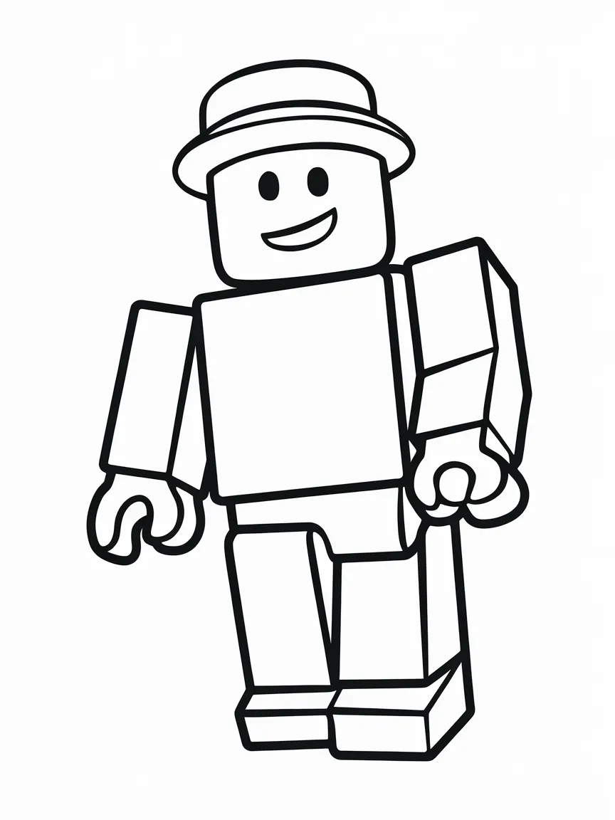 Roblox coloring pages - 1478 | ColoringPagesDesign