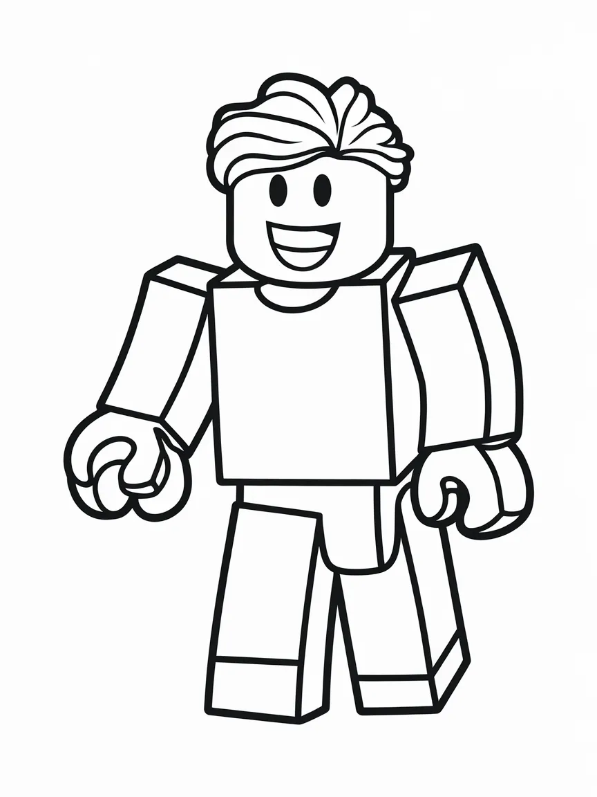 Roblox coloring pages - 1479 | ColoringPagesDesign