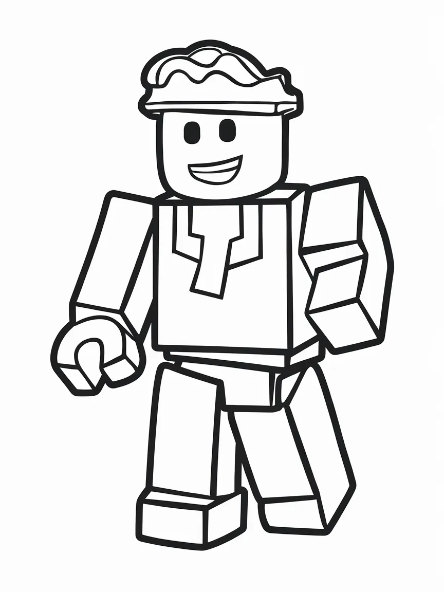 Roblox coloring pages - 1481 | ColoringPagesDesign