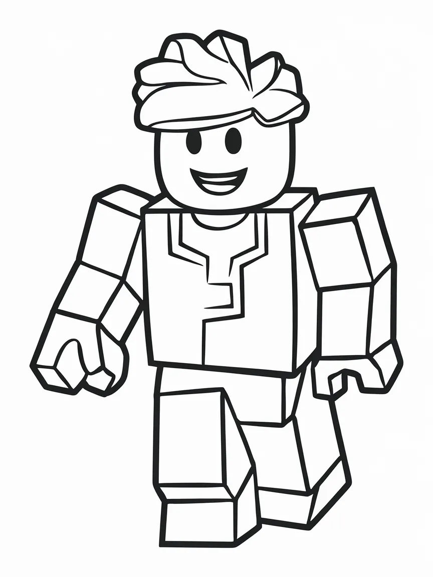 Roblox coloring pages - 1482 | ColoringPagesDesign