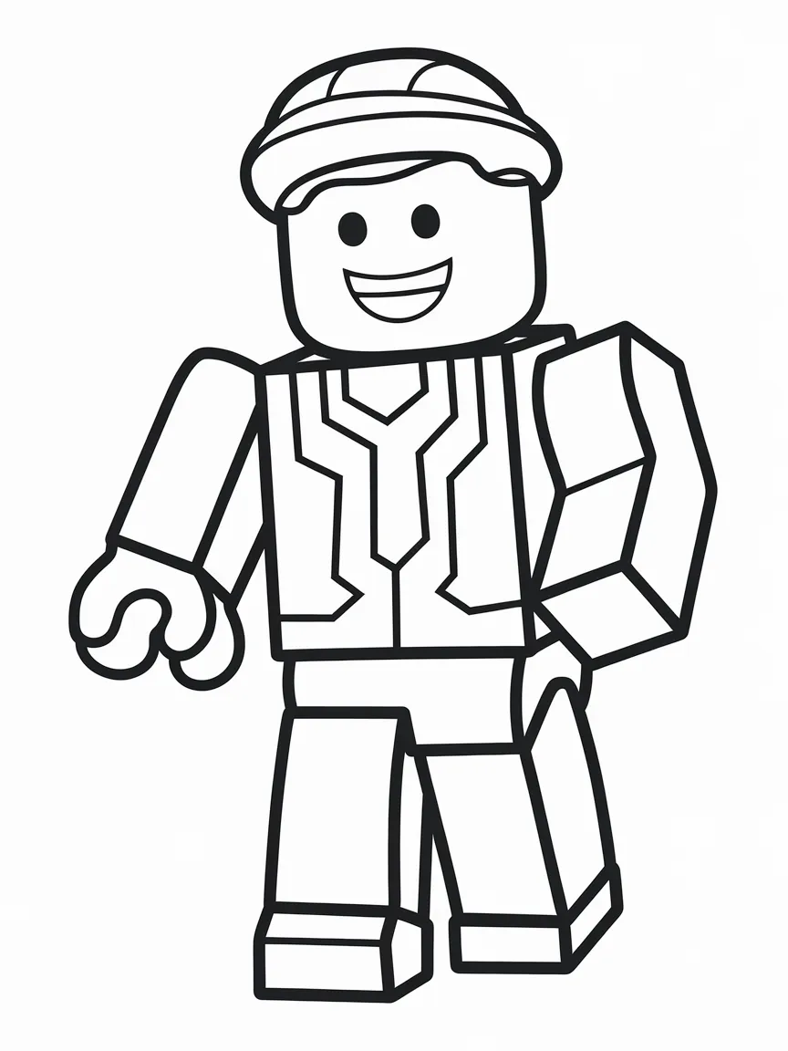 Roblox coloring pages - 1483 | ColoringPagesDesign