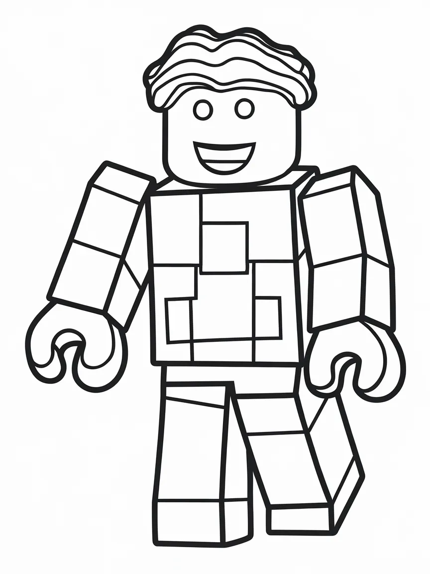 Roblox coloring pages - 1484 | ColoringPagesDesign