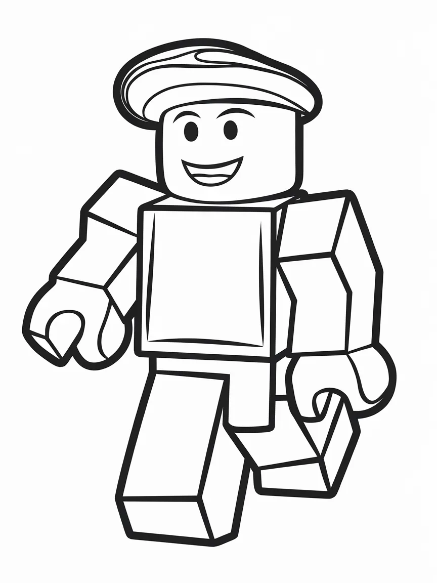 Roblox coloring pages - 1485 | ColoringPagesDesign