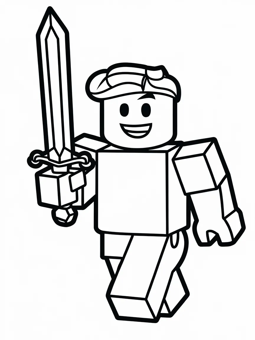 Roblox coloring pages - 1486 | ColoringPagesDesign