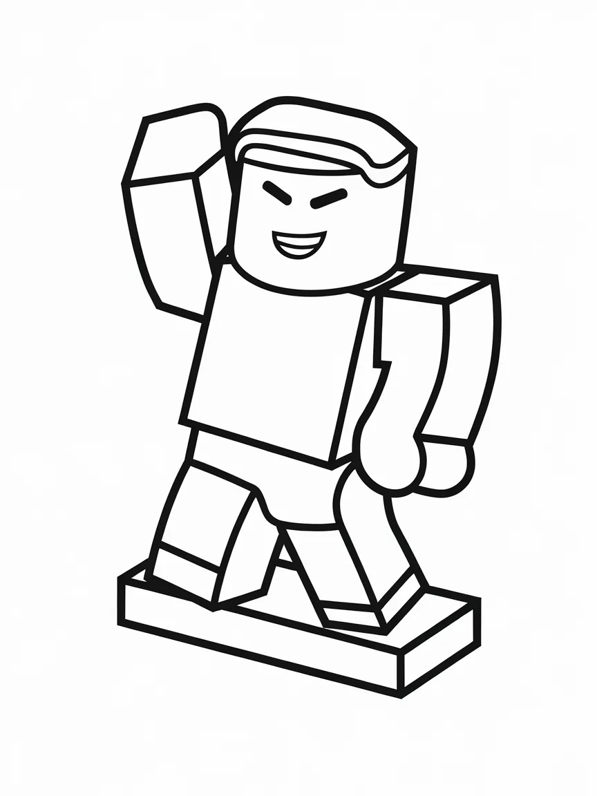 Roblox coloring pages - 2252 | ColoringPagesDesign