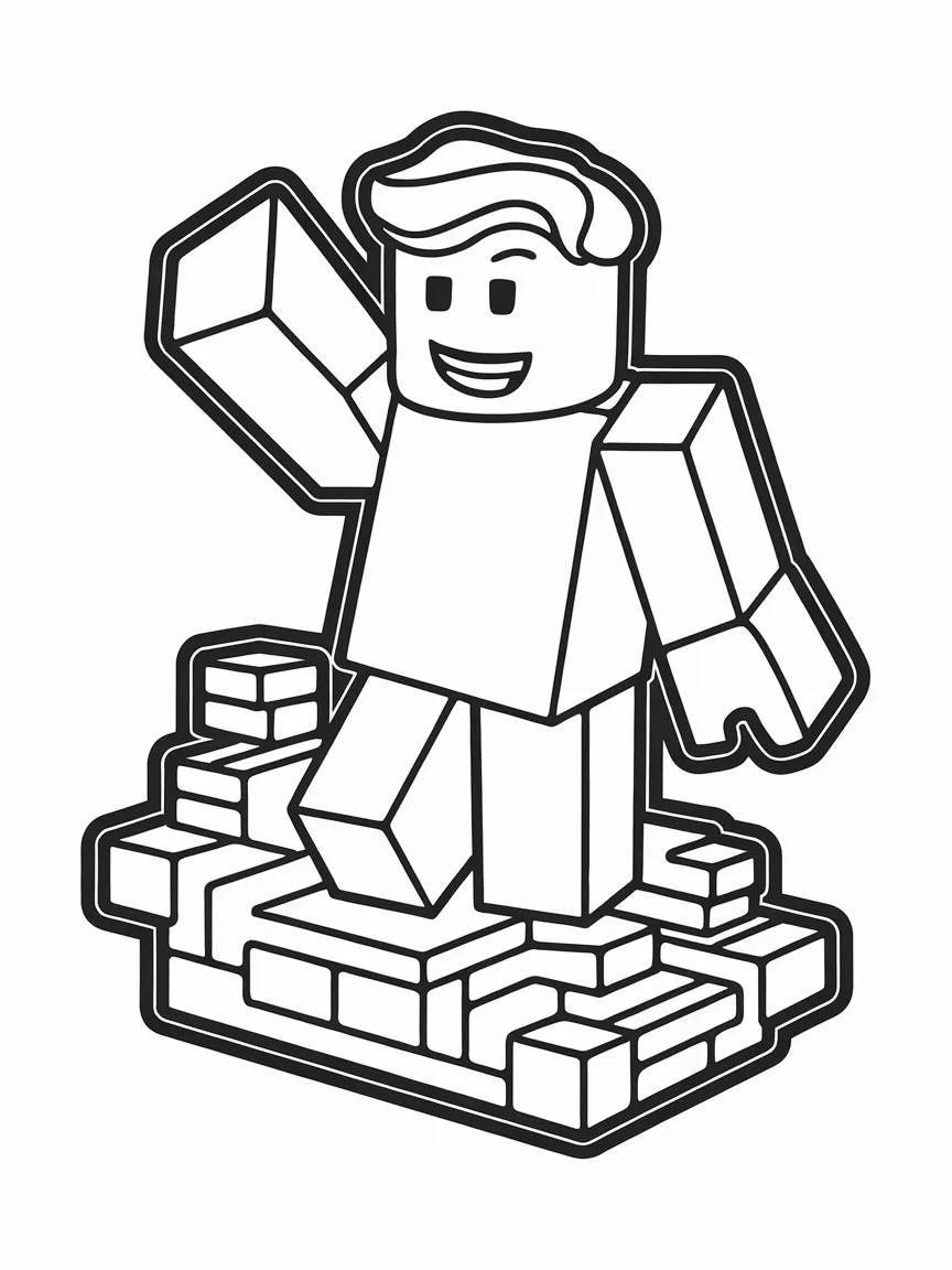 Roblox coloring pages - 2253 | ColoringPagesDesign