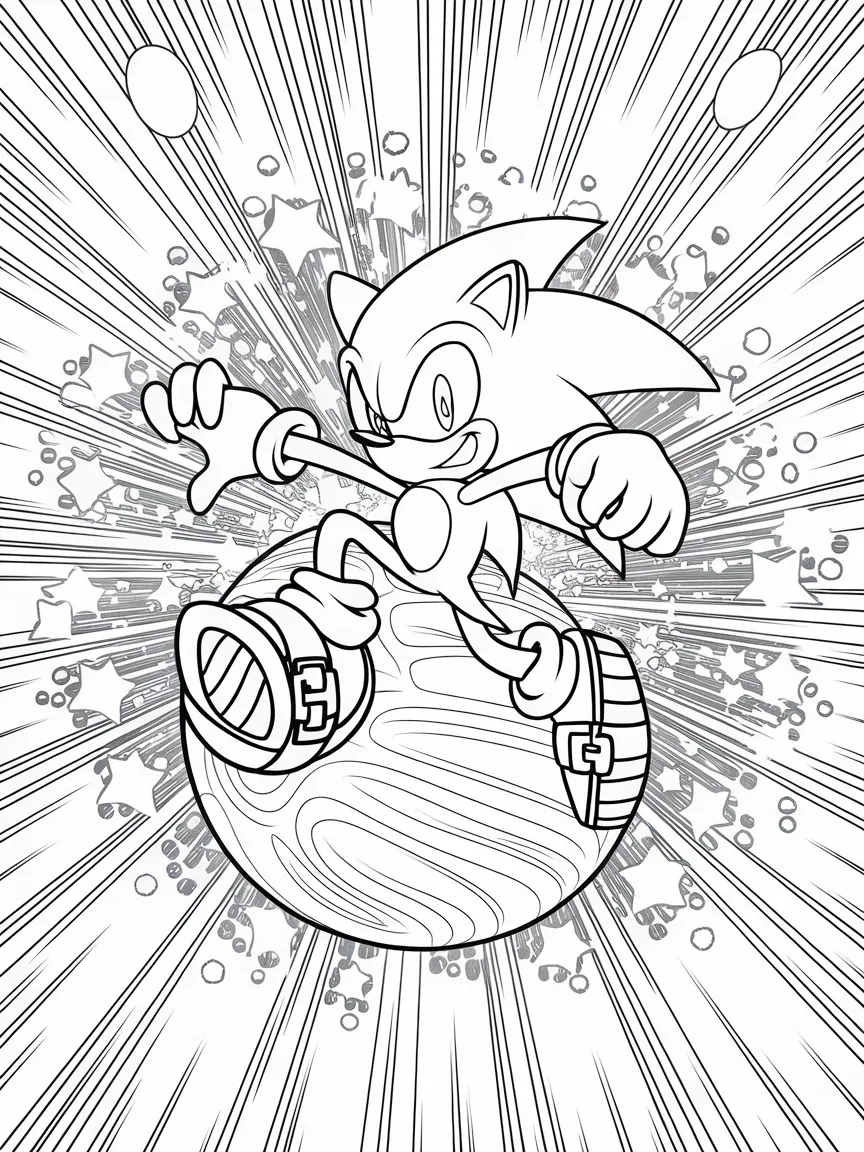 Sonic coloring pages - 1092 | ColoringPagesDesign