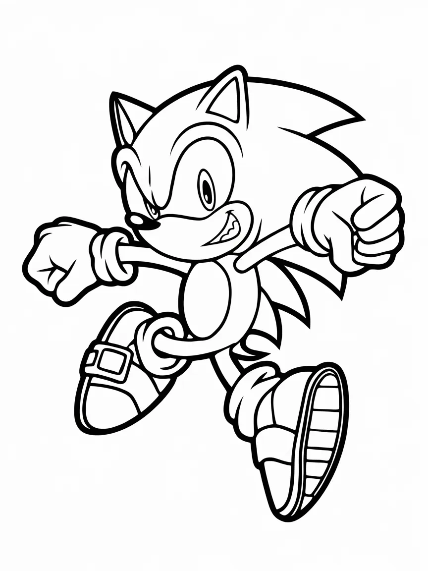 Sonic coloring pages - 1100 | ColoringPagesDesign