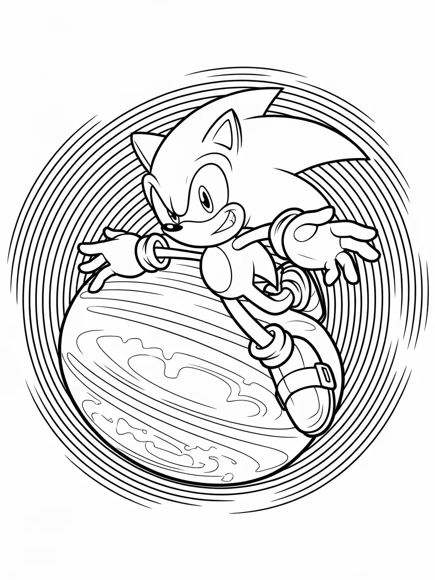 Sonic coloring pages - 1101 | ColoringPagesDesign