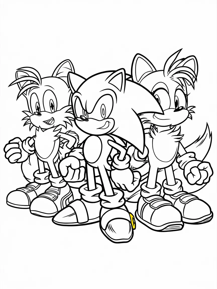 Sonic coloring pages - 1102 | ColoringPagesDesign