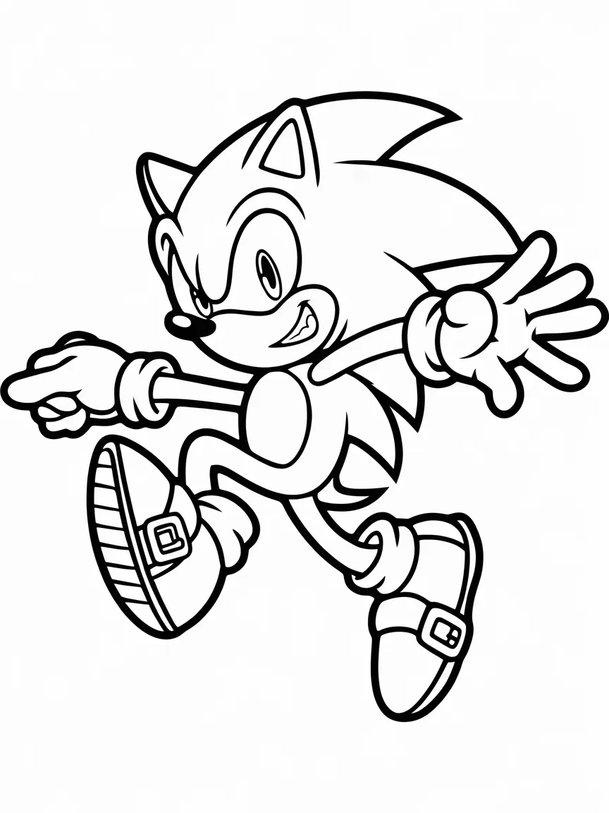 Sonic coloring pages - 1104 | ColoringPagesDesign