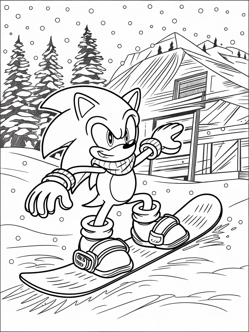 Sonic coloring pages - 1110 | ColoringPagesDesign