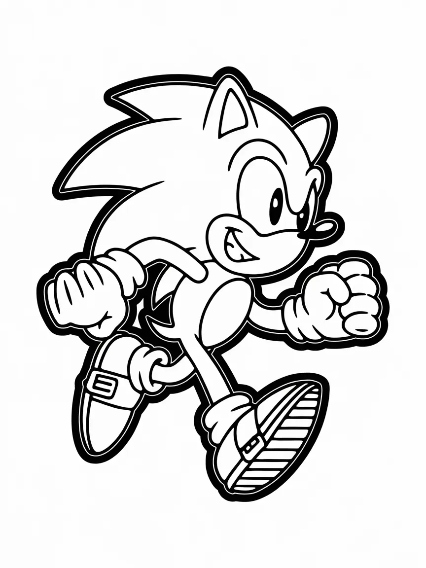 Sonic coloring pages - 1115 | ColoringPagesDesign