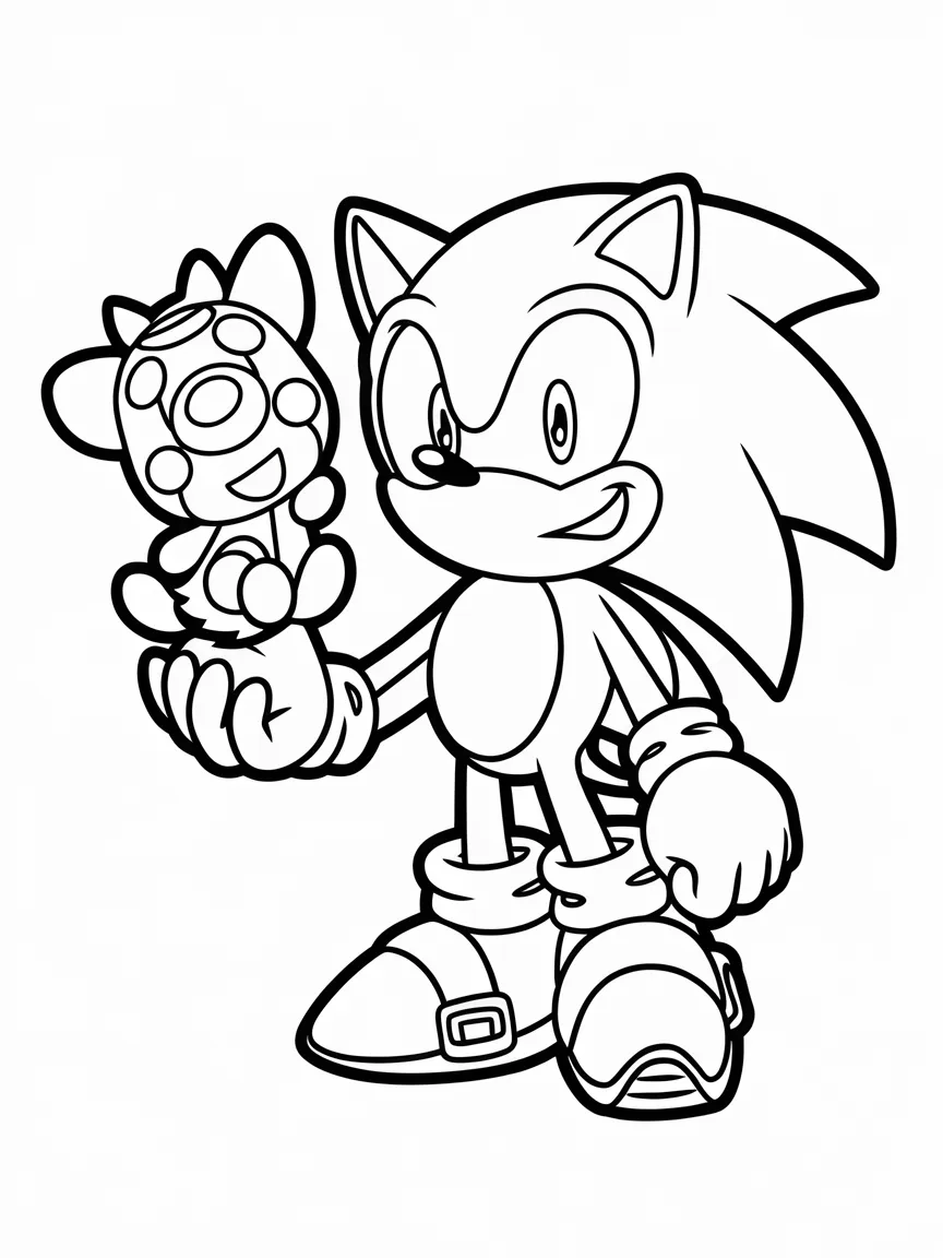 Sonic coloring pages - 1116 | ColoringPagesDesign