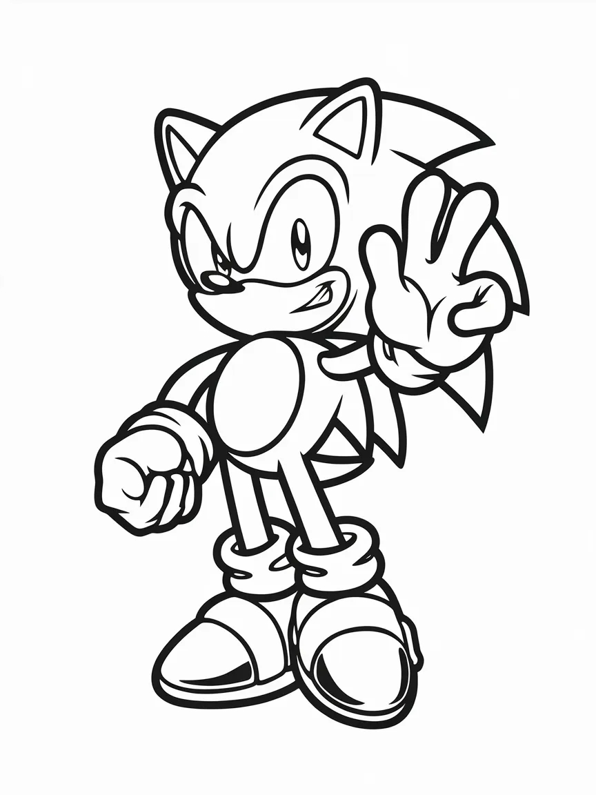 Sonic coloring pages - 1291 | ColoringPagesDesign