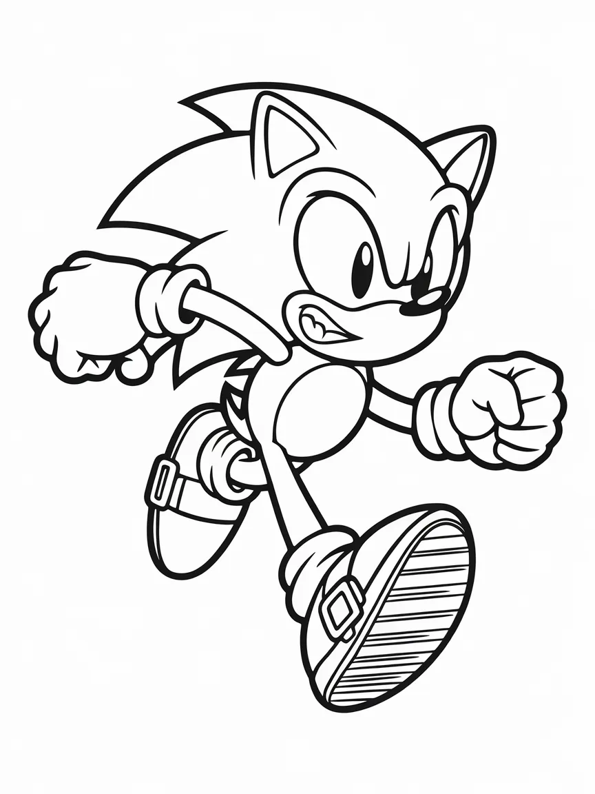 Sonic coloring pages - 1292 | ColoringPagesDesign