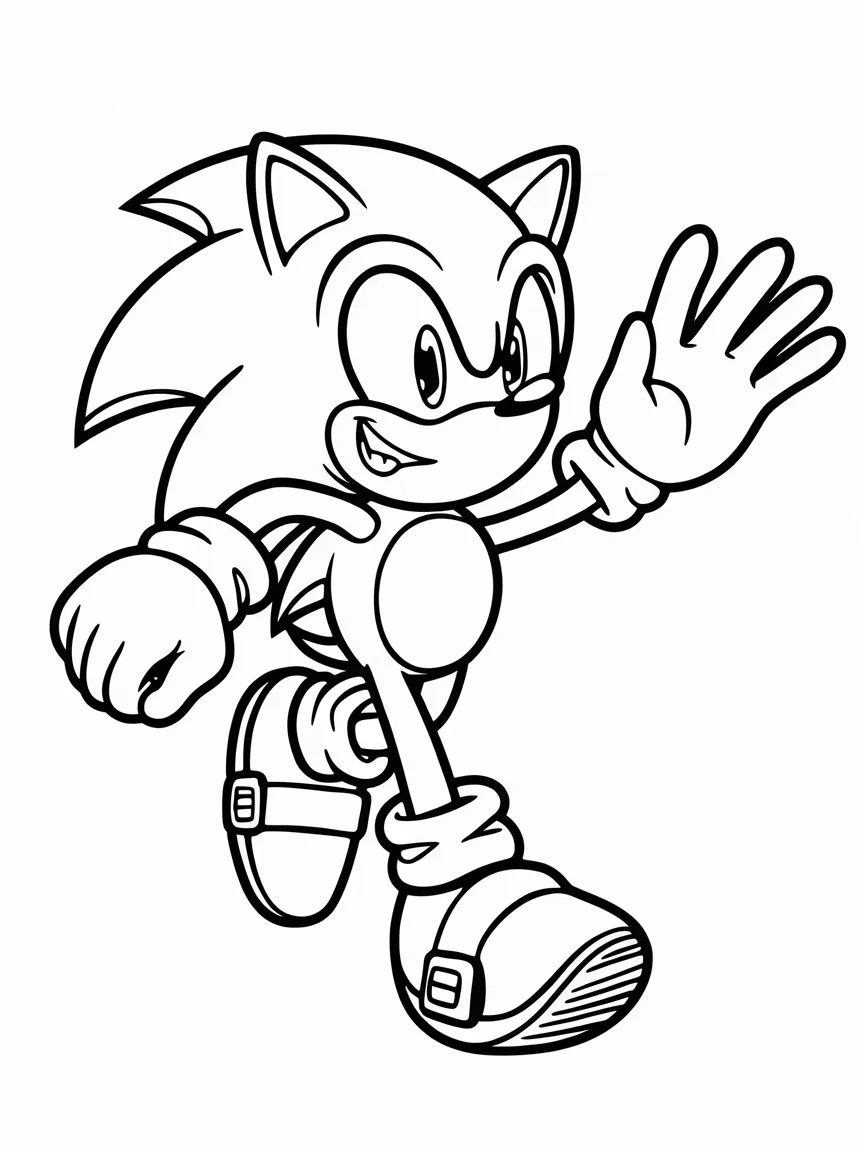 Sonic coloring pages - 1295 | ColoringPagesDesign